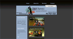 Desktop Screenshot of cbmsurveys.com