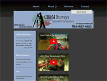 Tablet Screenshot of cbmsurveys.com